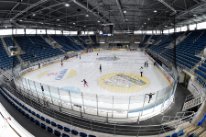Eishalle St. Jakob-Arena, Eisfeld mit Training-Situation