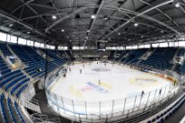 Eishalle St. Jakob-Arena, Eisfeld mit Training-Situation